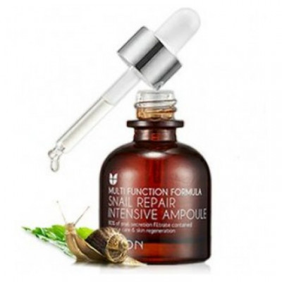 Сыворотка с экстрактом улитки SNAIL REPAIR INTENSIVE AMPOULE 30 мл Сыворотка с экстрактом улитки SNAIL REPAIR INTENSIVE AMPOULE 30 мл