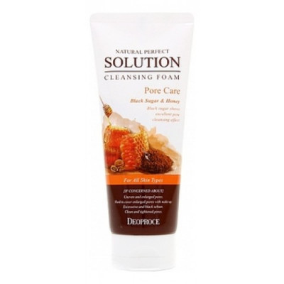 Пенка-скраб для умывания бурый сахар NATURAL PERFECT SOLUTION CLEANSING FOAM PORE CARE 170гр Пенка-скраб для умывания бурый сахар NATURAL PERFECT SOLUTION CLEANSING FOAM PORE CARE 170гр