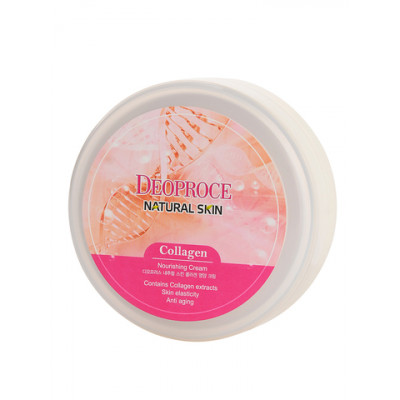  Крем для лица и тела с морским коллагеном DEOPROCE NATURAL SKIN COLLAGEN NOURISHING CREAM 100гр