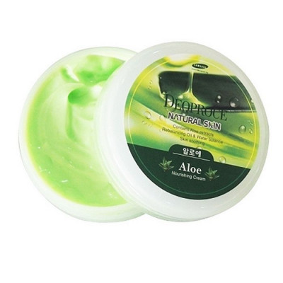 Крем для лица и тела на основе экстракта сока алое DEOPROCE NATURAL SKIN ALOE NOURISHING CREAM 100гр Крем для лица и тела на основе экстракта сока алое DEOPROCE NATURAL SKIN ALOE NOURISHING CREAM 100гр