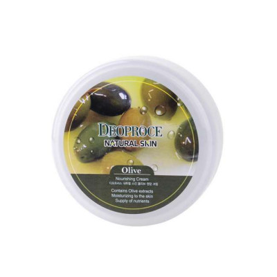 Крем для лица и тела питательный на основе масла оливы DEOPROCE NATURAL SKIN OLIVE NOURISHING CREAM 100гр Крем для лица и тела питательный на основе масла оливы DEOPROCE NATURAL SKIN OLIVE NOURISHING CREAM 100гр