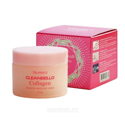  Крем для лица с коллагеном CLEANBELLO COLLAGEN ESSENTIAL MOISTURE CREAM 50ml